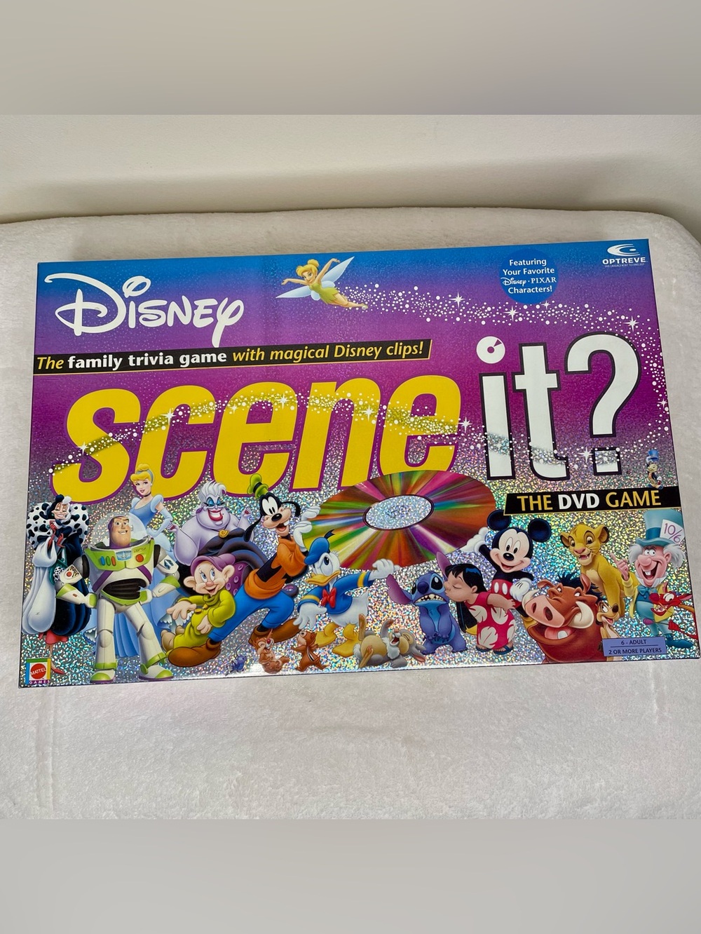 Disney Scene It DVD Family Board Game Complete Mattel Pixar 1st Edition WDW 2004